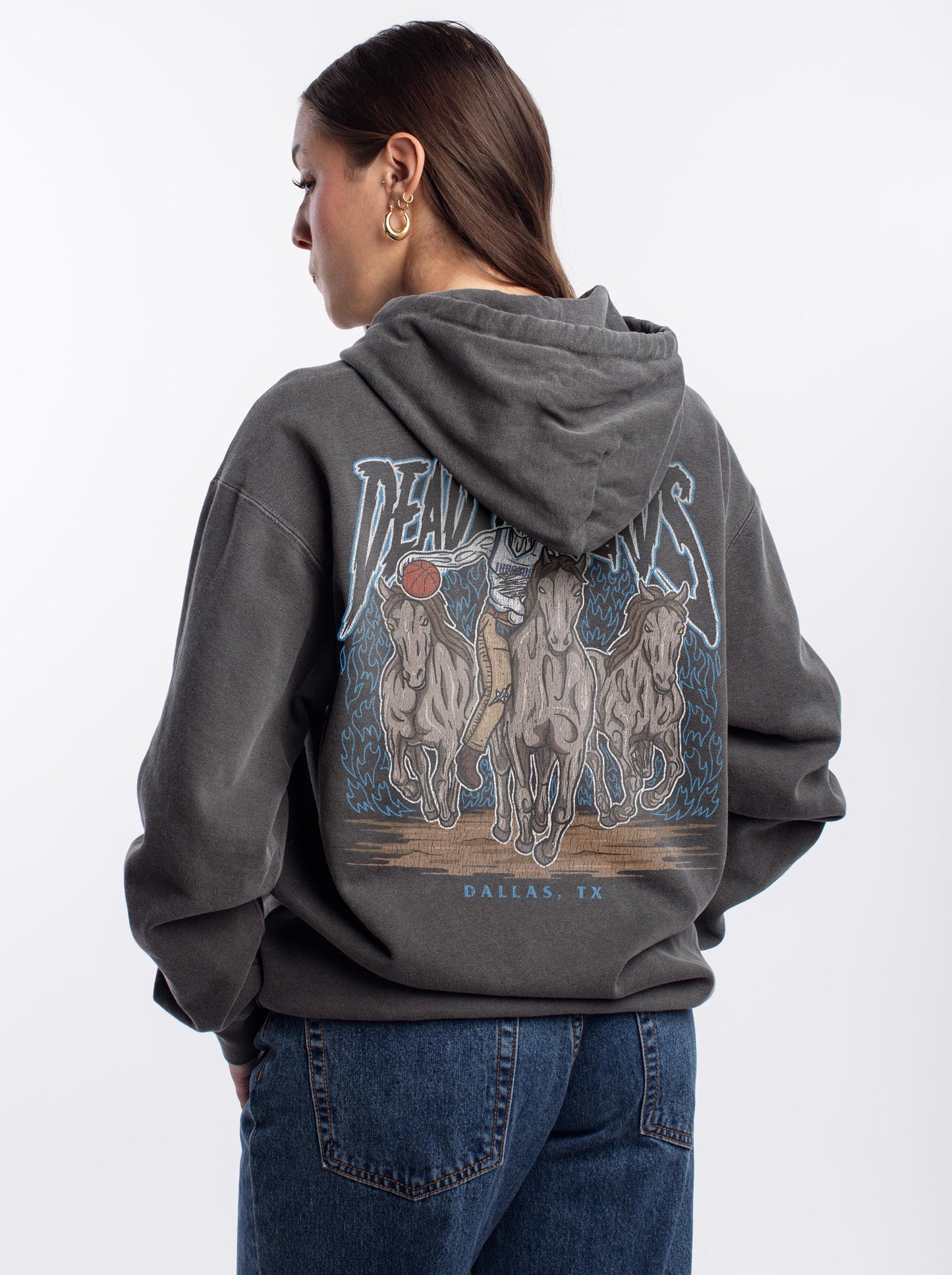DALLAS BASKETBALL - HOODIE – Hoodie – Dead Threads Apparel