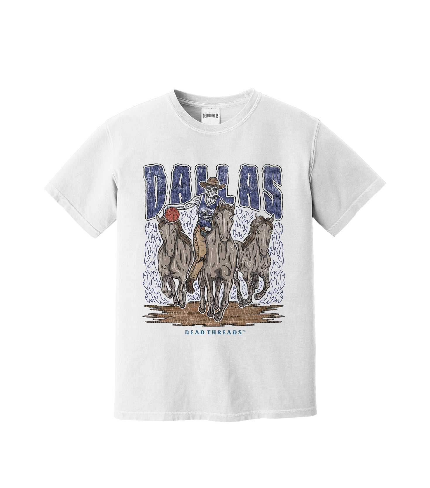 DALLAS BASKETBALL – T-Shirt – Dead Threads Apparel