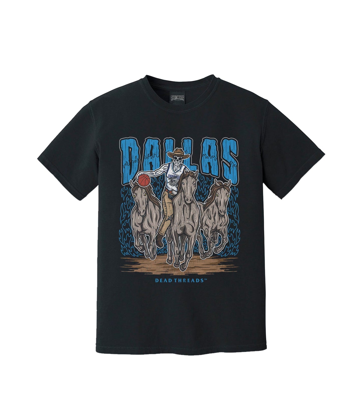 DALLAS BASKETBALL – T-Shirt – Dead Threads Apparel