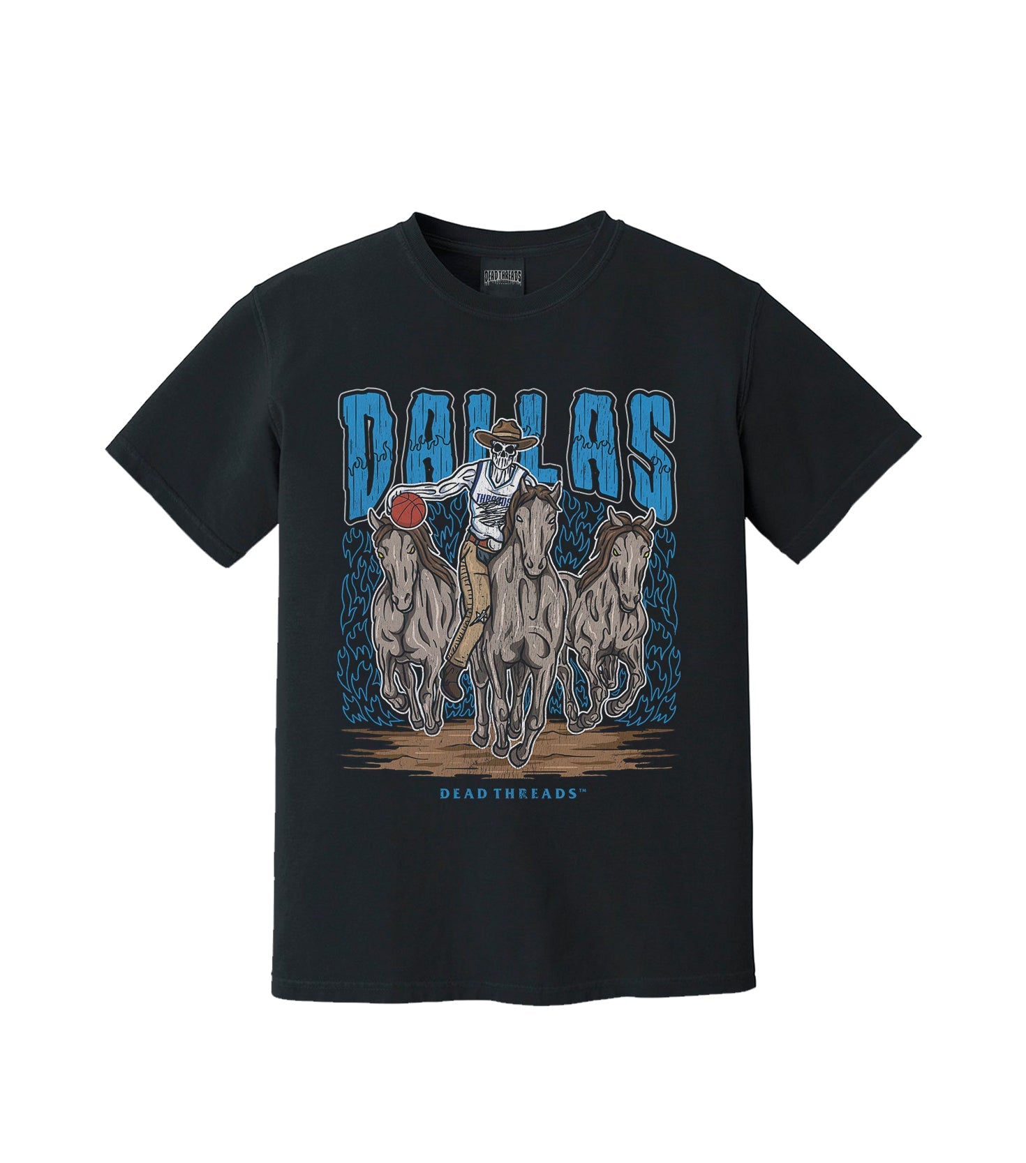 DALLAS BASKETBALL – T-Shirt – Dead Threads Apparel