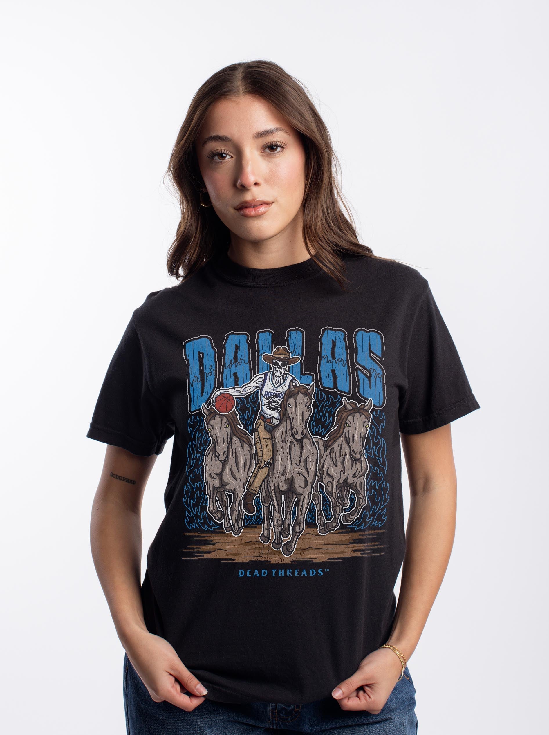 DALLAS BASKETBALL – T-Shirt – Dead Threads Apparel