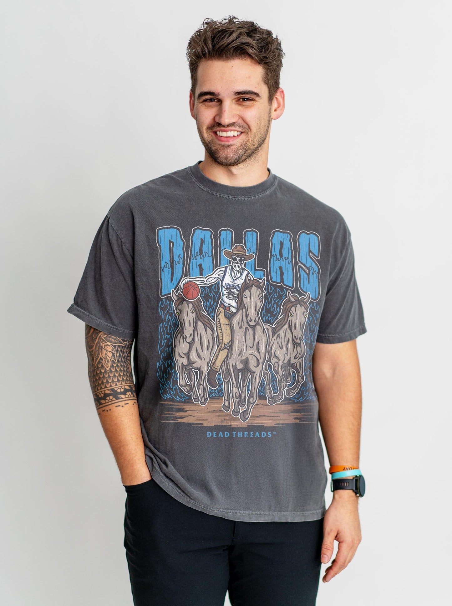 DALLAS BASKETBALL – T-Shirt – Dead Threads Apparel
