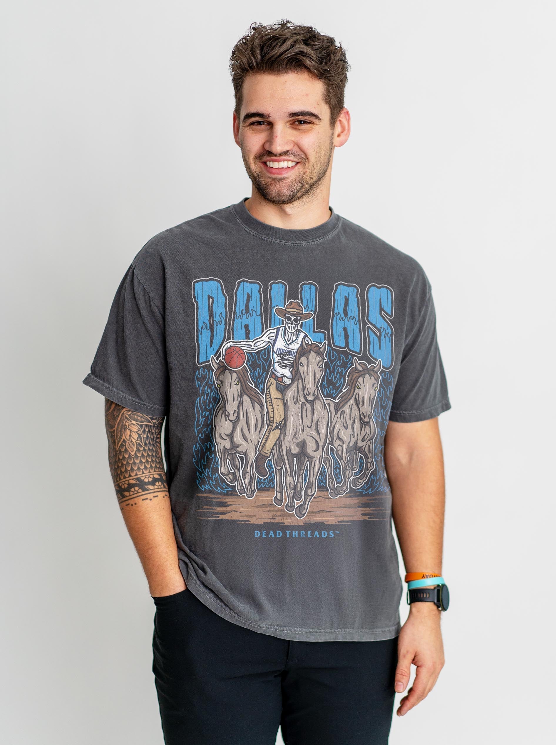 DALLAS BASKETBALL – T-Shirt – Dead Threads Apparel