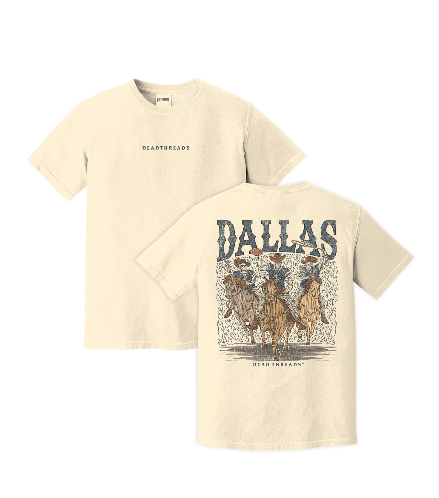 DALLAS FOOTBALL - “DT ESSENTIAL" PREMIUM T - SHIRT – T-Shirt – Dead Threads Apparel