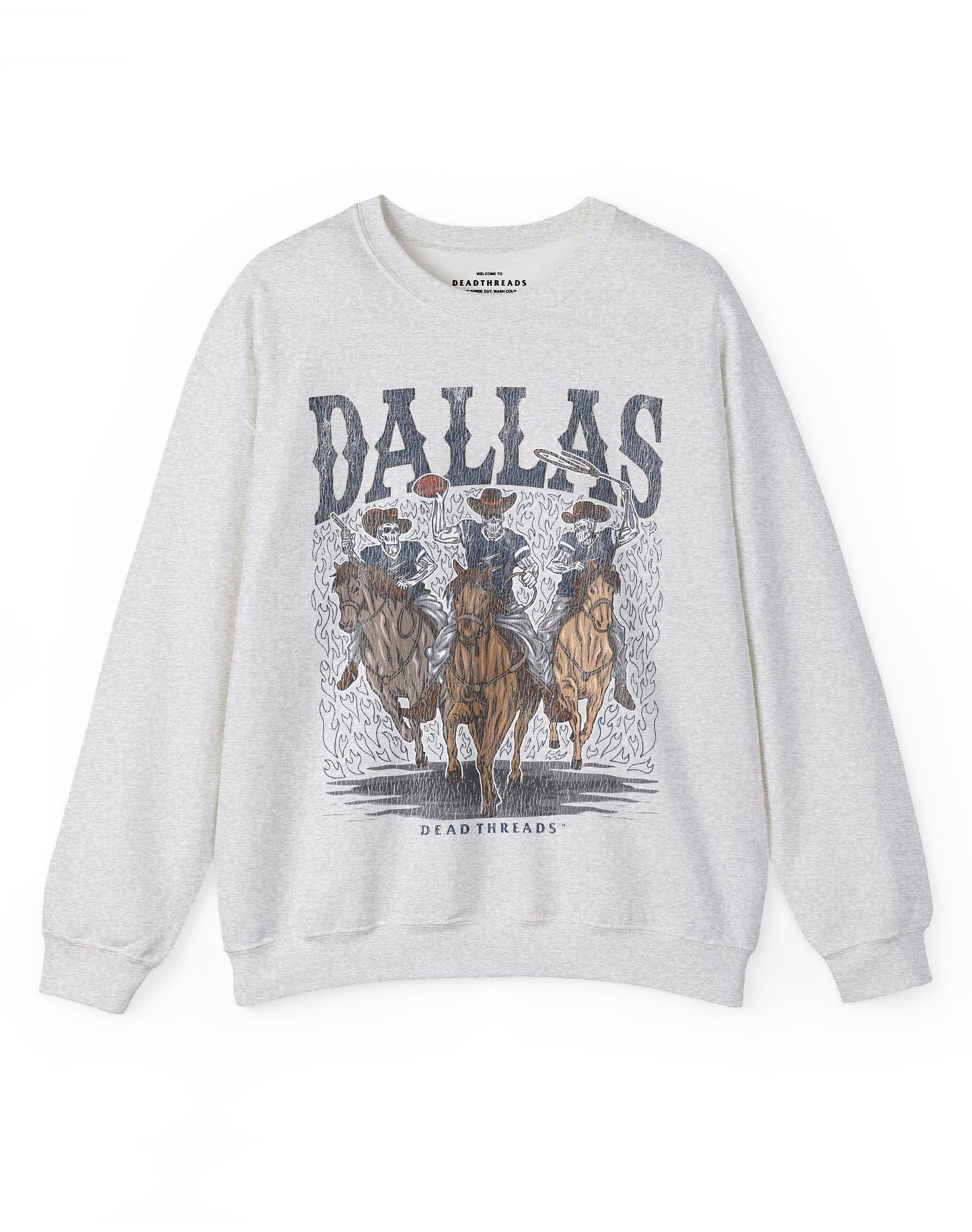 DALLAS FOOTBALL v1 CREWNECK SWEATSHIRT – Sweatshirt – Dead Threads Apparel