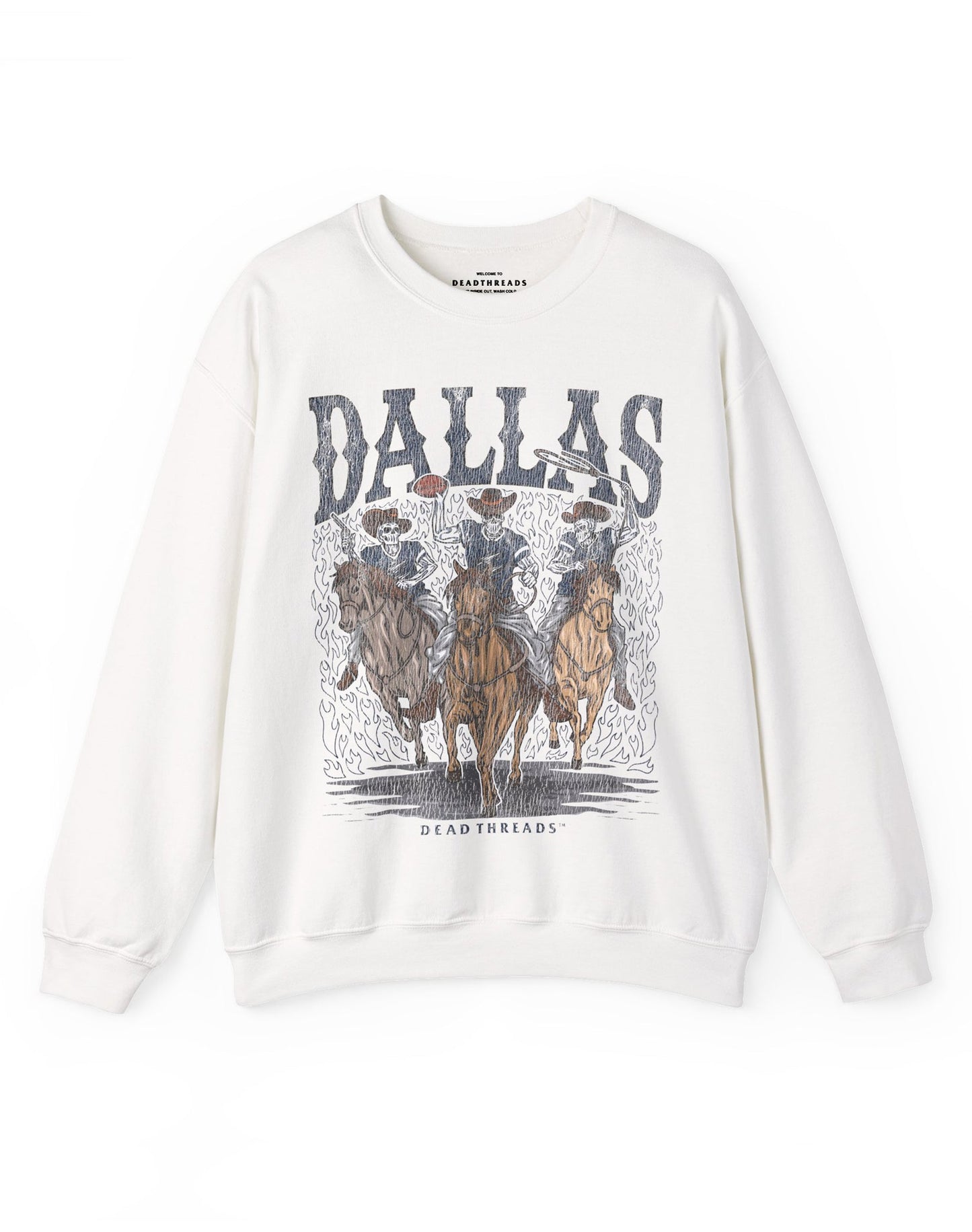 DALLAS FOOTBALL v1 CREWNECK SWEATSHIRT – Sweatshirt – Dead Threads Apparel
