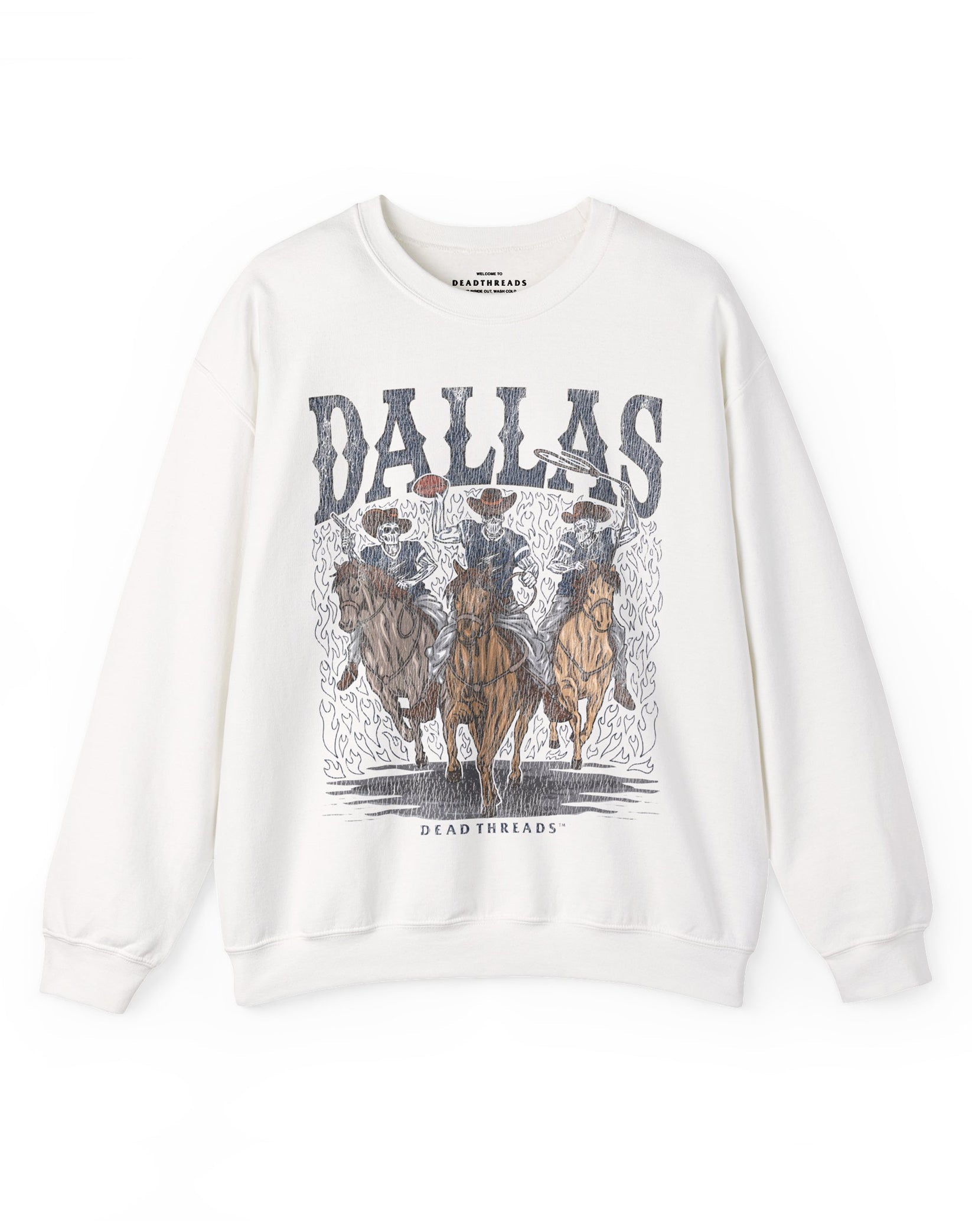 DALLAS FOOTBALL v1 CREWNECK SWEATSHIRT – Sweatshirt – Dead Threads Apparel