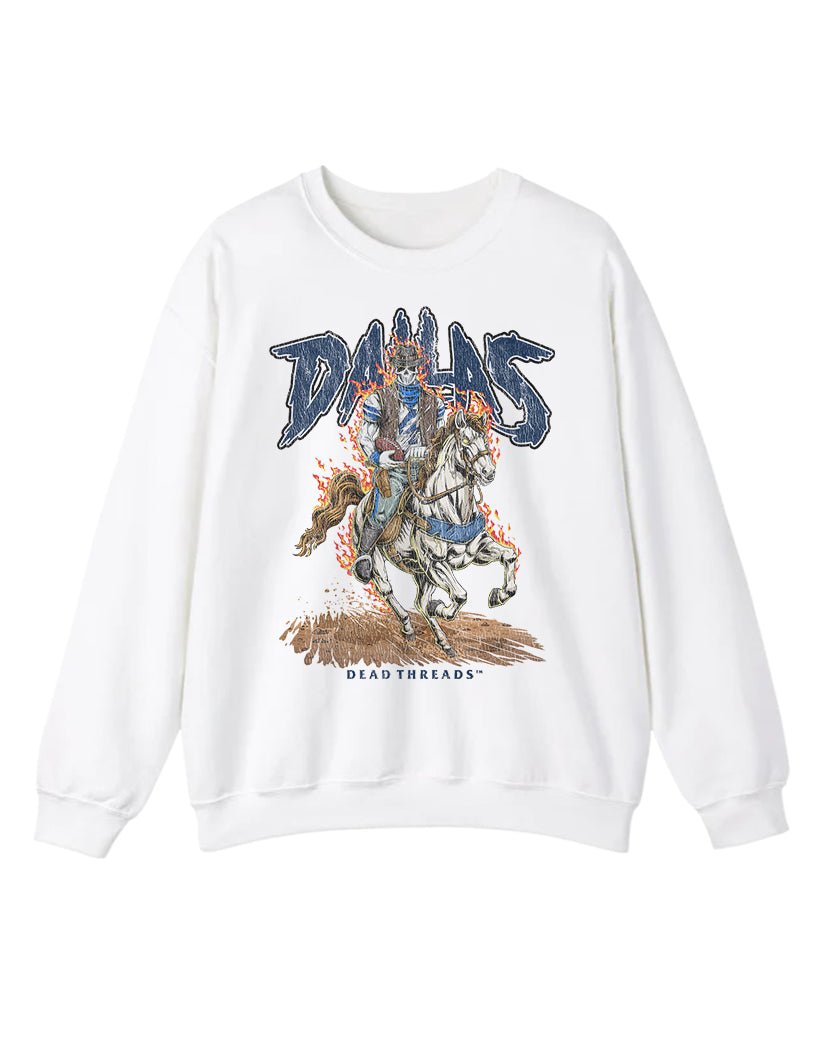DALLAS FOOTBALL v2 CREWNECK SWEATSHIRT – Sweatshirt – Dead Threads Apparel