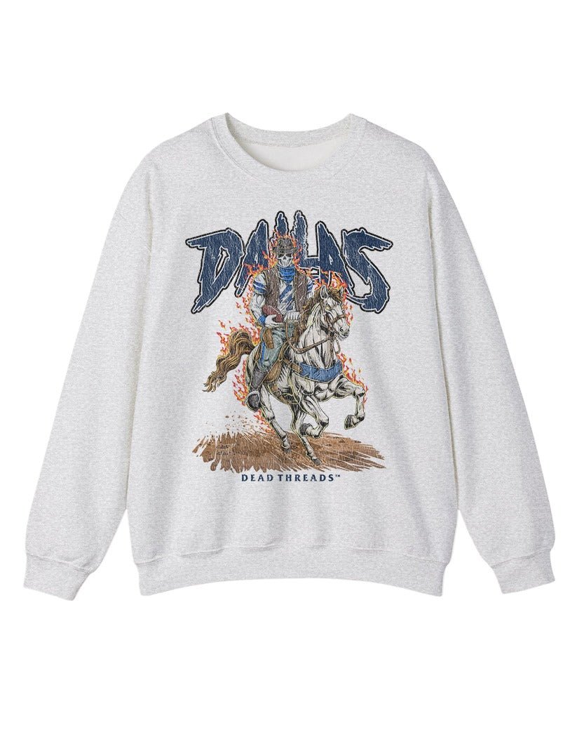DALLAS FOOTBALL v2 CREWNECK SWEATSHIRT – Sweatshirt – Dead Threads Apparel
