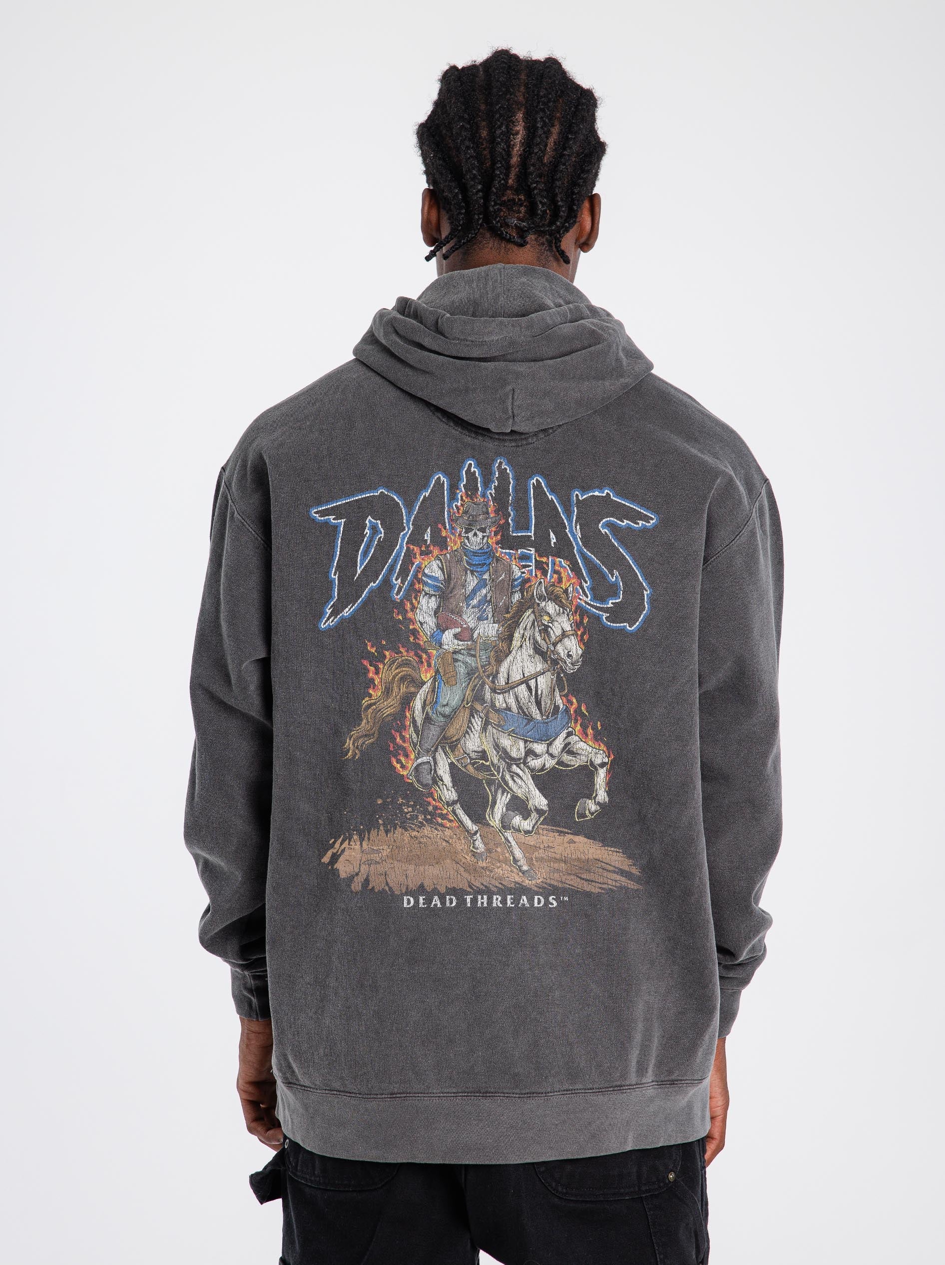 DALLAS FOOTBALL v2 - “DT ESSENTIAL" HOODIE – Hoodie – Dead Threads Apparel