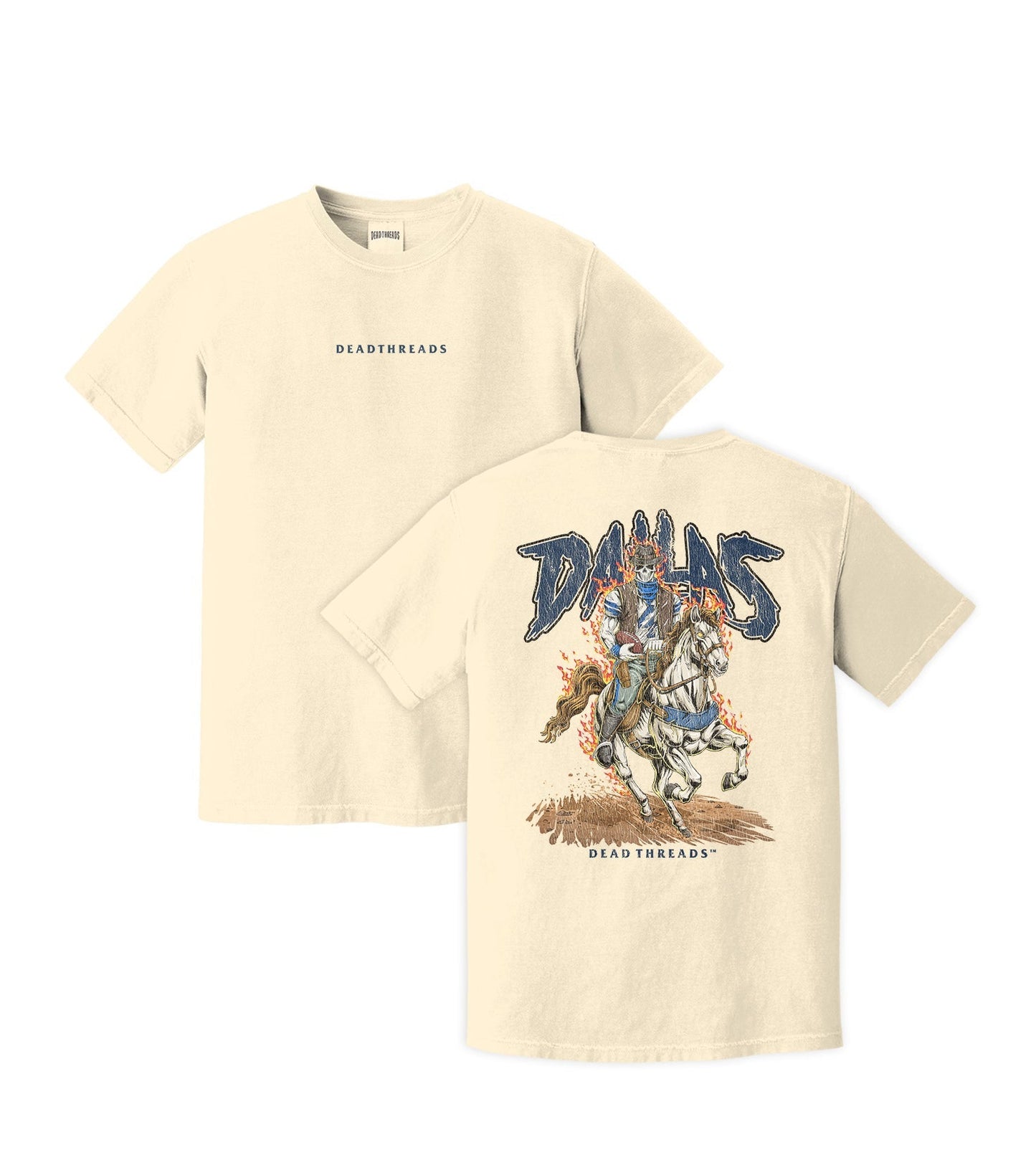 DALLAS FOOTBALL v2 - “DT ESSENTIAL" PREMIUM T - SHIRT – T-Shirt – Dead Threads Apparel