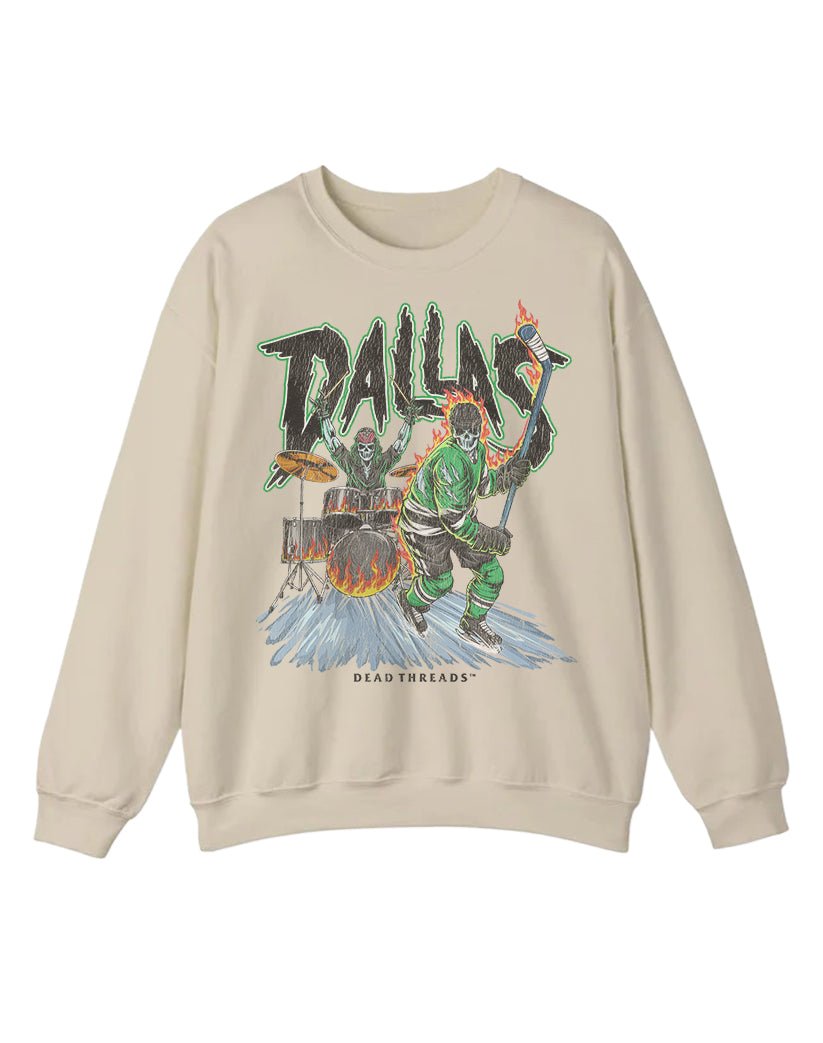 DALLAS HOCKEY CREWNECK SWEATSHIRT – Sweatshirt – Dead Threads Apparel