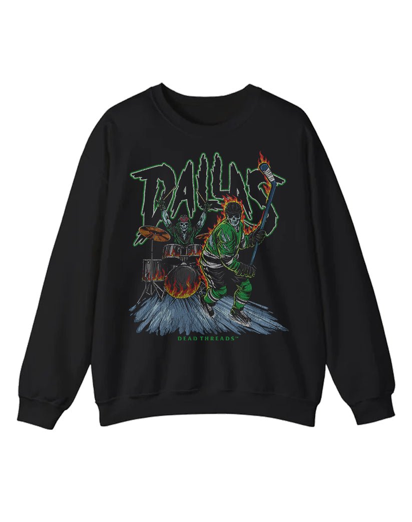 DALLAS HOCKEY CREWNECK SWEATSHIRT – Sweatshirt – Dead Threads Apparel