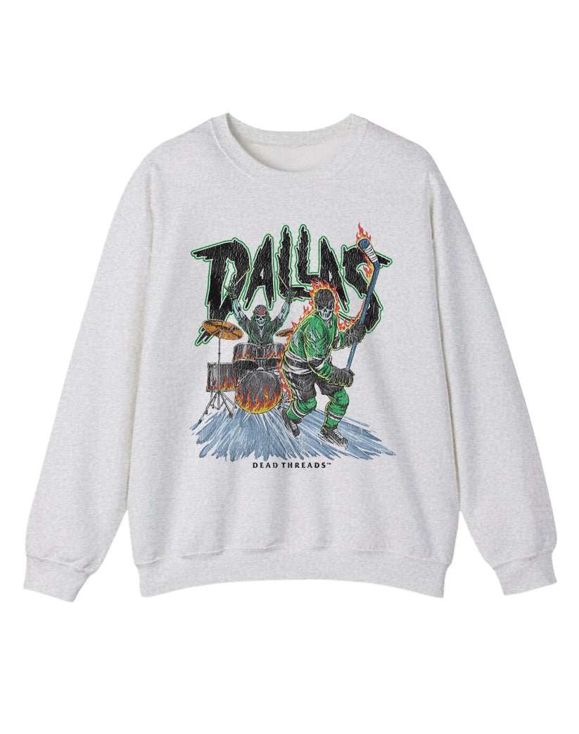 DALLAS HOCKEY CREWNECK SWEATSHIRT – Sweatshirt – Dead Threads Apparel