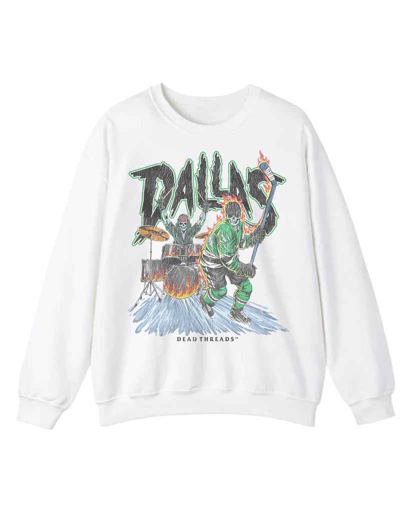 DALLAS HOCKEY CREWNECK SWEATSHIRT – Sweatshirt – Dead Threads Apparel