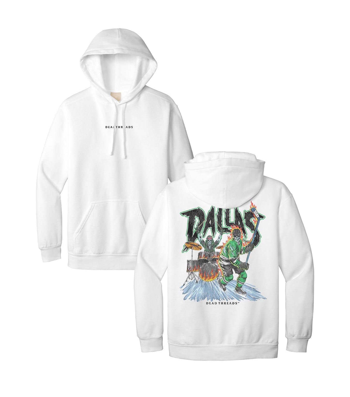 DALLAS HOCKEY - “DT ESSENTIAL" HOODIE – Hoodie – Dead Threads Apparel