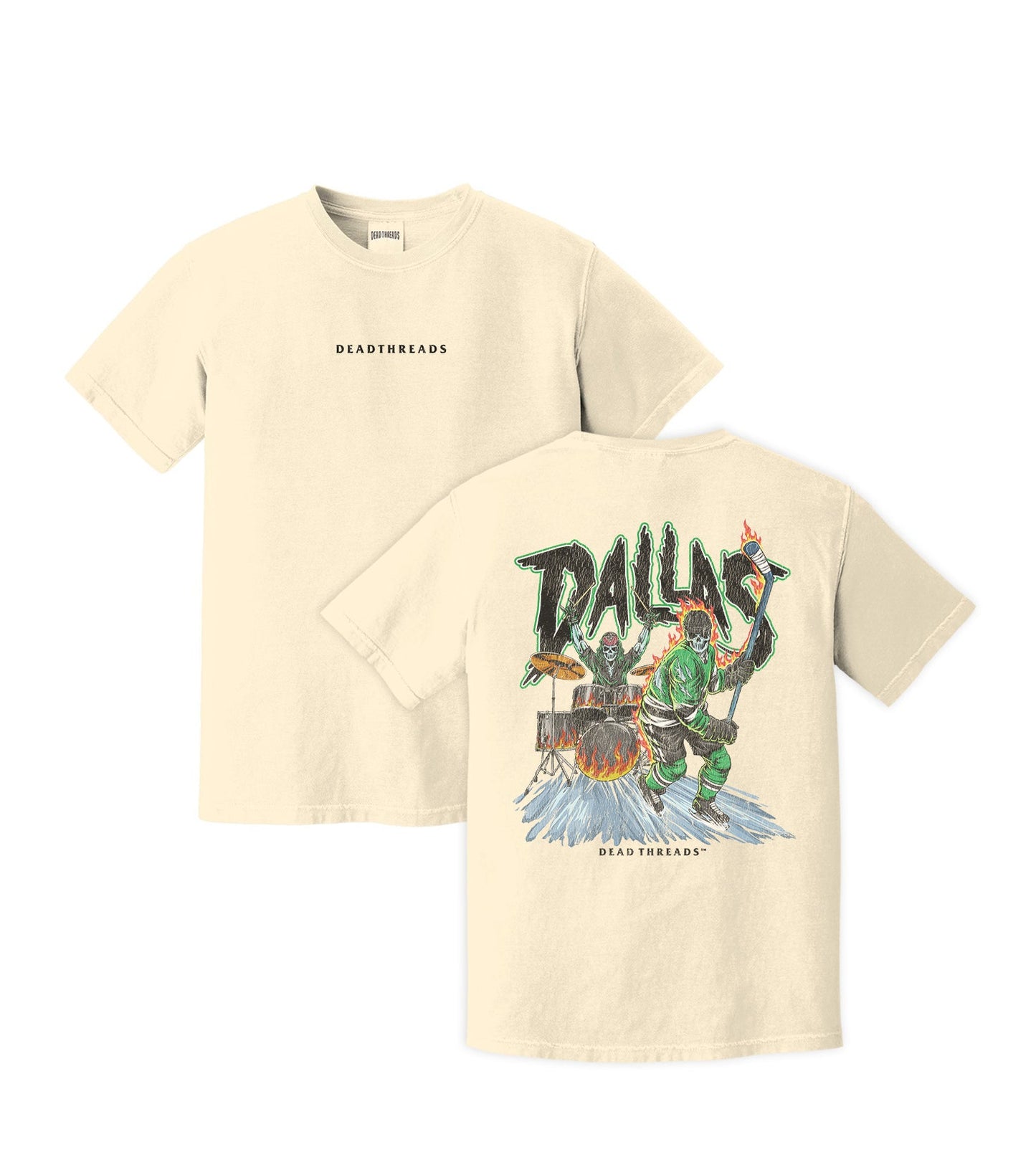DALLAS HOCKEY - “DT ESSENTIAL" PREMIUM T - SHIRT – T-Shirt – Dead Threads Apparel