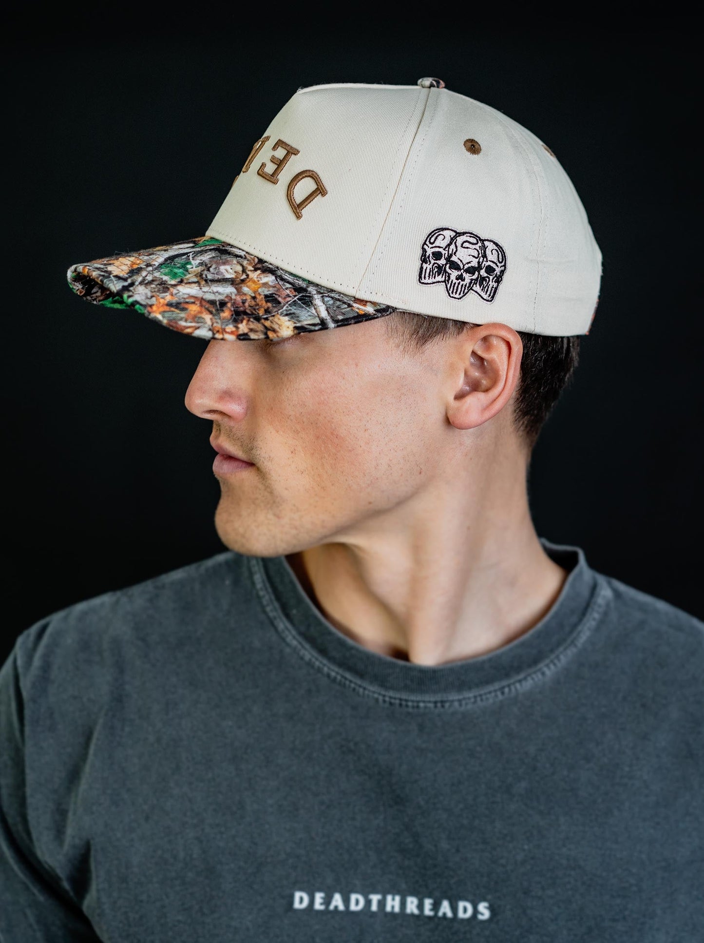 ”DEAD” CAMO HAT (LIMITED DROP) – – Dead Threads Apparel