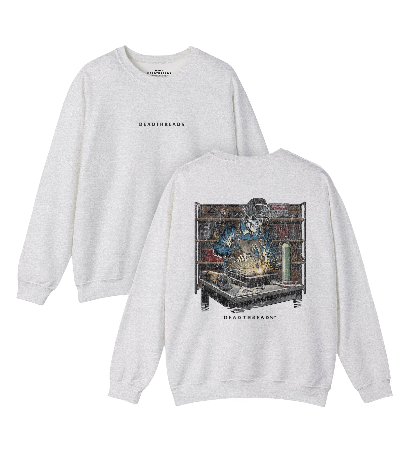 DEAD DIME - “DT ESSENTIAL" CREWNECK SWEATSHIRT – Sweatshirt – Dead Threads Apparel