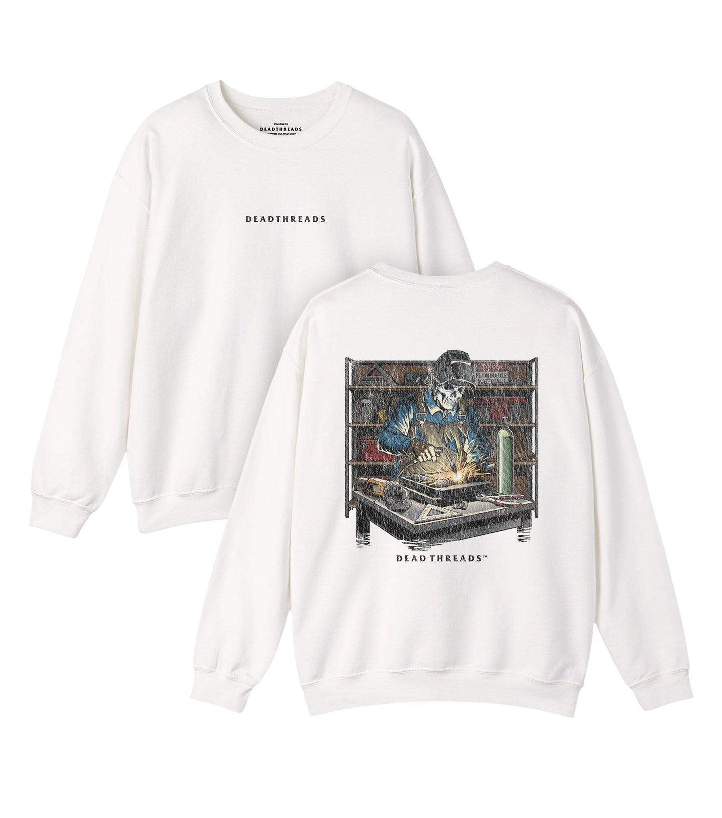 DEAD DIME - “DT ESSENTIAL" CREWNECK SWEATSHIRT – Sweatshirt – Dead Threads Apparel