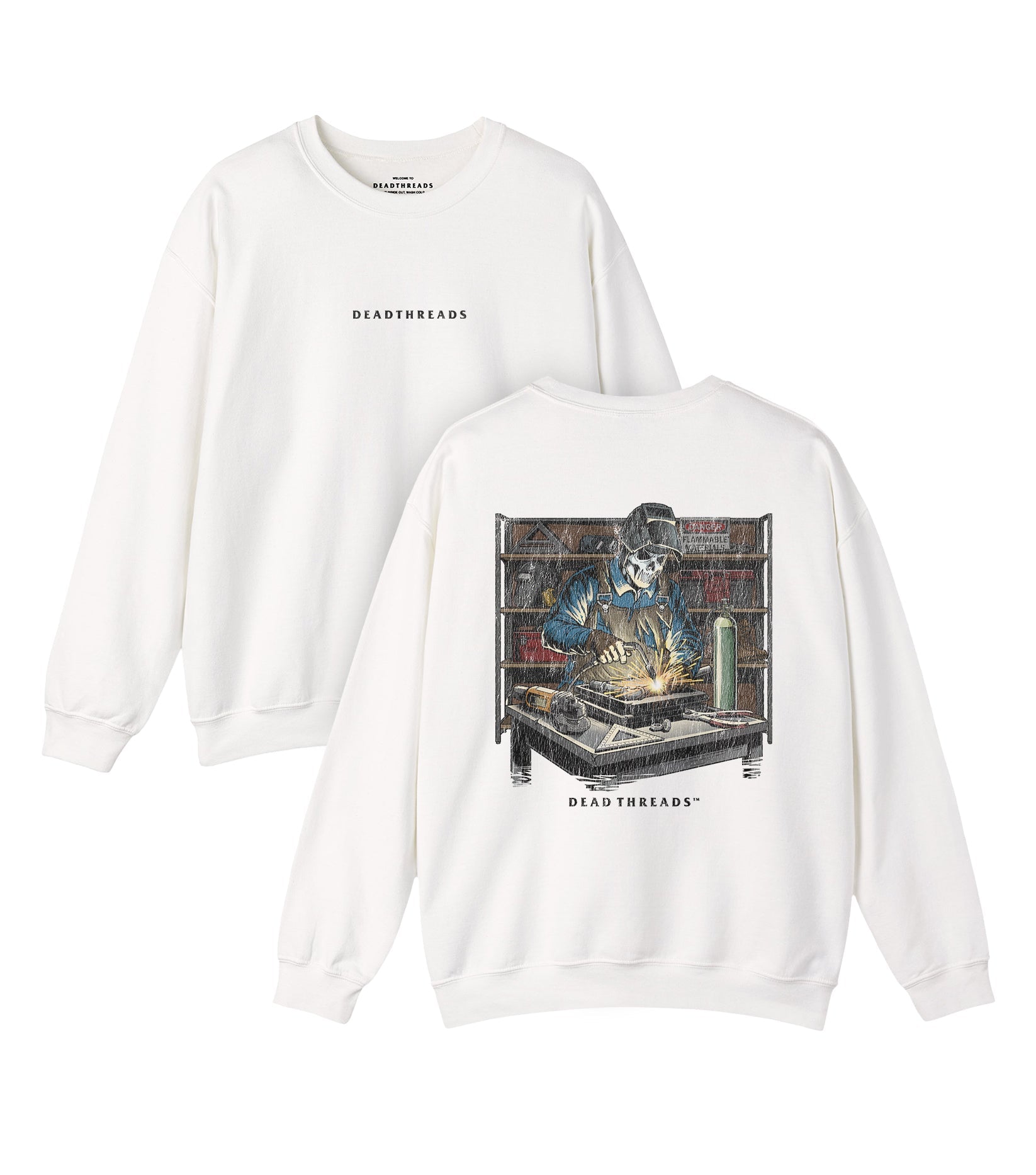 DEAD DIME - “DT ESSENTIAL" CREWNECK SWEATSHIRT – Sweatshirt – Dead Threads Apparel