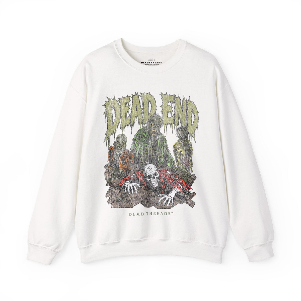 DEAD END CREWNECK SWEATSHIRT - Halloween Limited Drop – Sweatshirt – Dead Threads Apparel