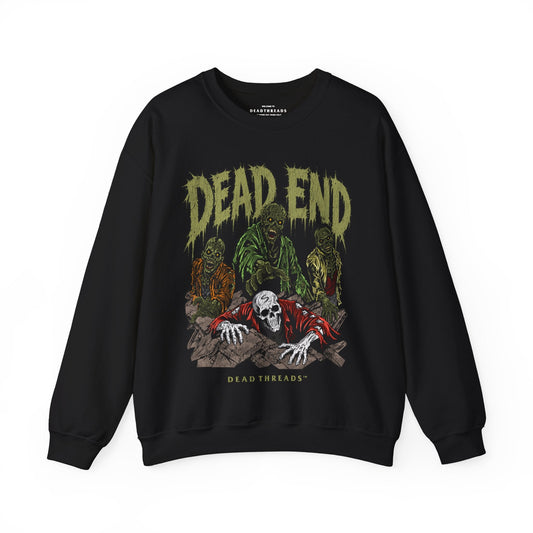 DEAD END CREWNECK SWEATSHIRT - Halloween Limited Drop – Sweatshirt – Dead Threads Apparel