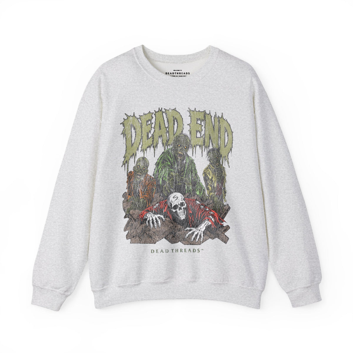 DEAD END CREWNECK SWEATSHIRT - Halloween Limited Drop – Sweatshirt – Dead Threads Apparel