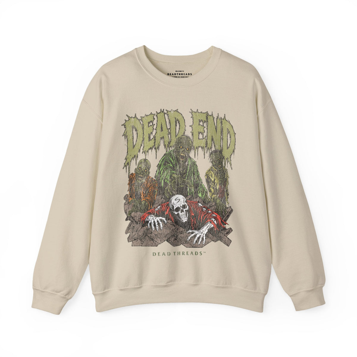DEAD END CREWNECK SWEATSHIRT - Halloween Limited Drop – Sweatshirt – Dead Threads Apparel