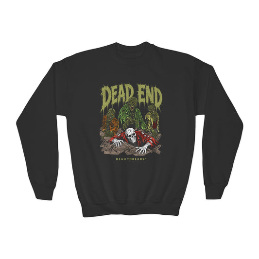 DEAD END (KIDS) CREWNECK SWEATSHIRT - Halloween Limited Drop – Kids clothes – Dead Threads Apparel
