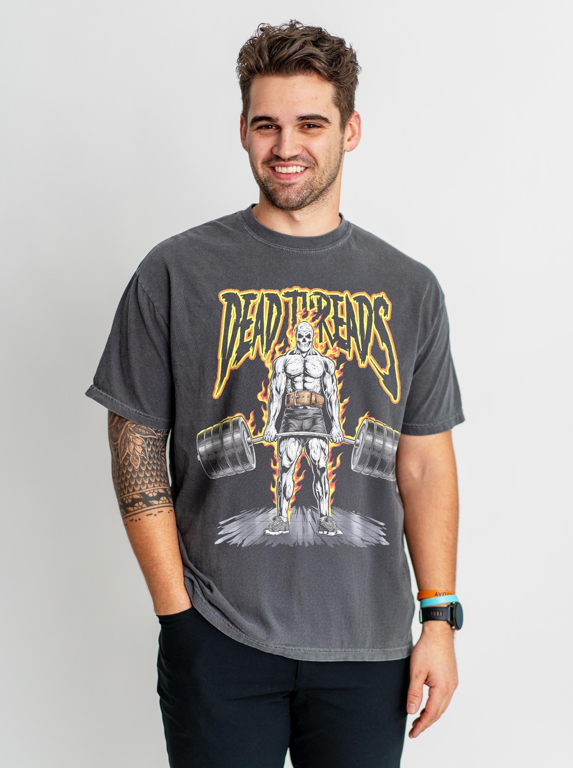 DEAD LIFT v1 – T-Shirt – Dead Threads Apparel