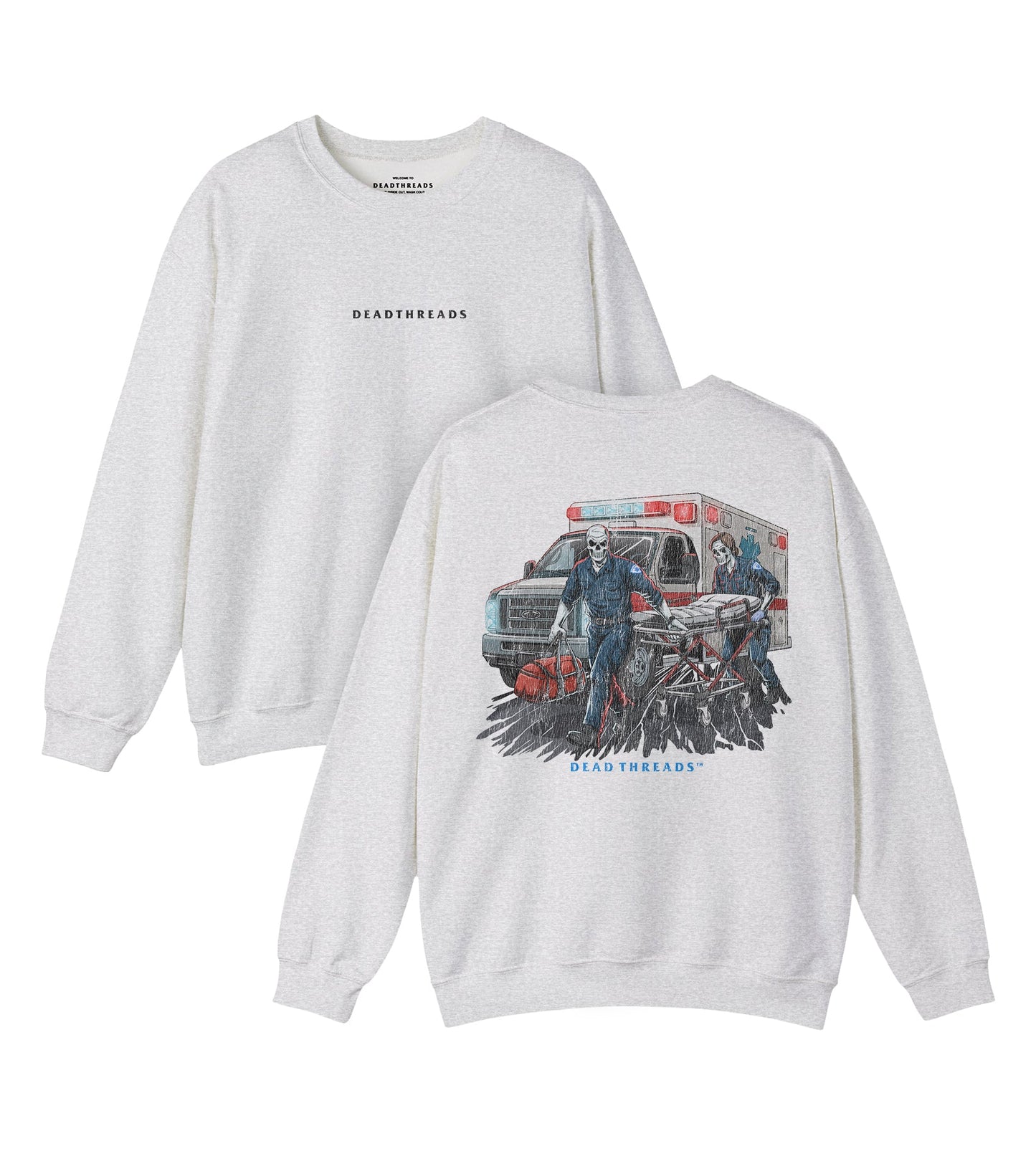 DEAD RECKONING (FEMALE) - “DT ESSENTIAL" CREWNECK SWEATSHIRT – Sweatshirt – Dead Threads Apparel