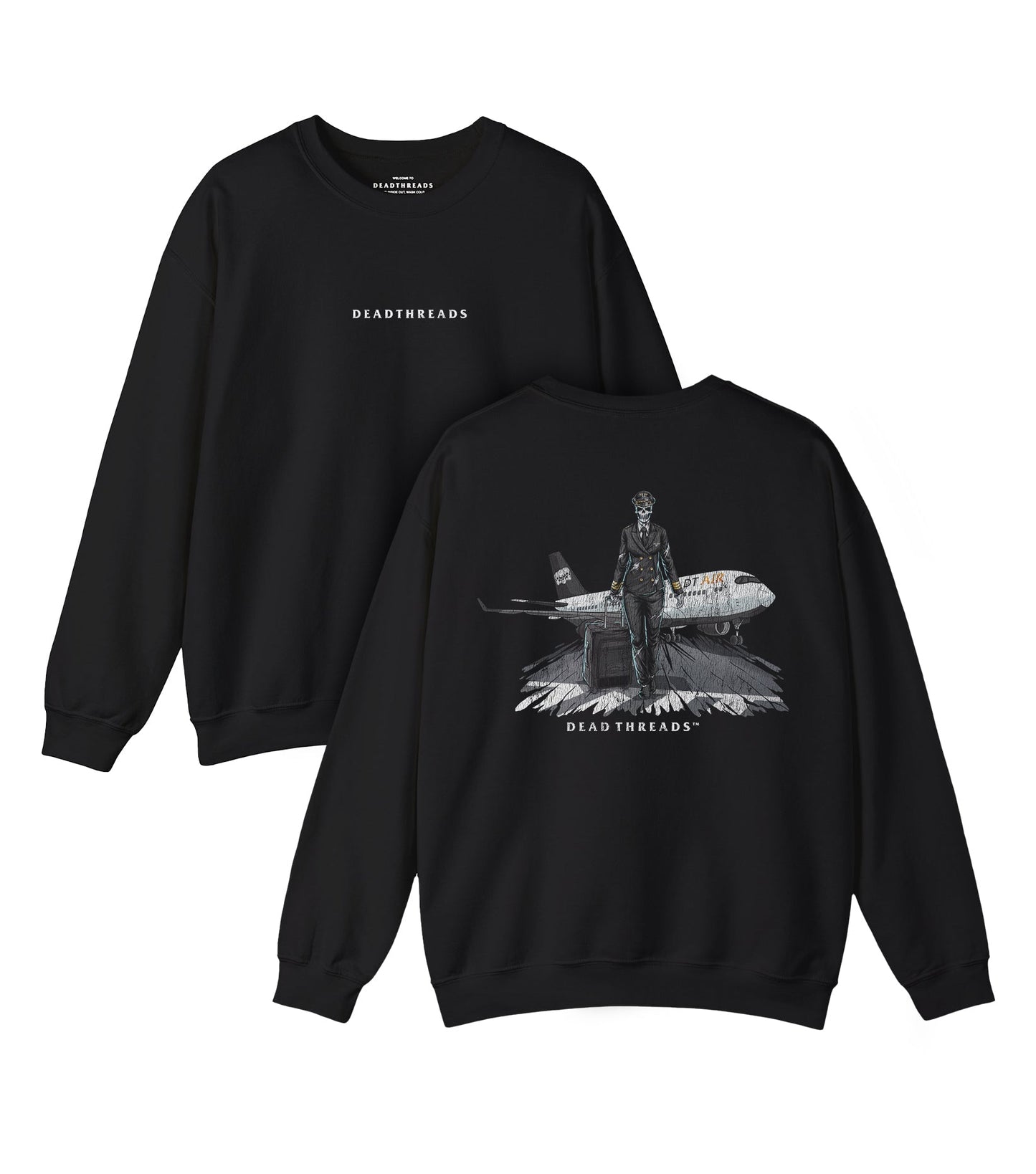 DEAD RECKONING (FEMALE) - “DT ESSENTIAL" CREWNECK SWEATSHIRT – Sweatshirt – Dead Threads Apparel