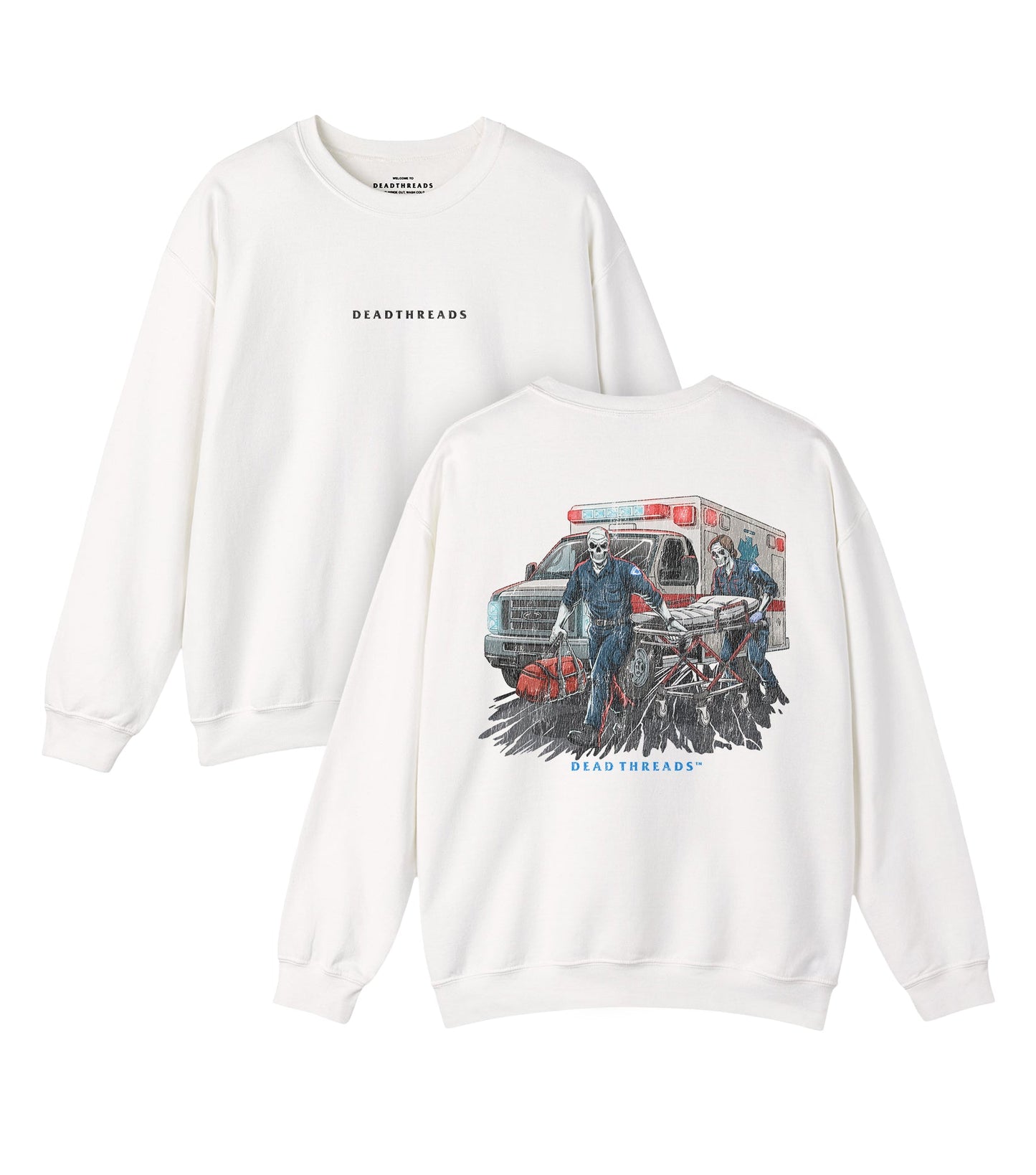 DEAD RECKONING (FEMALE) - “DT ESSENTIAL" CREWNECK SWEATSHIRT – Sweatshirt – Dead Threads Apparel