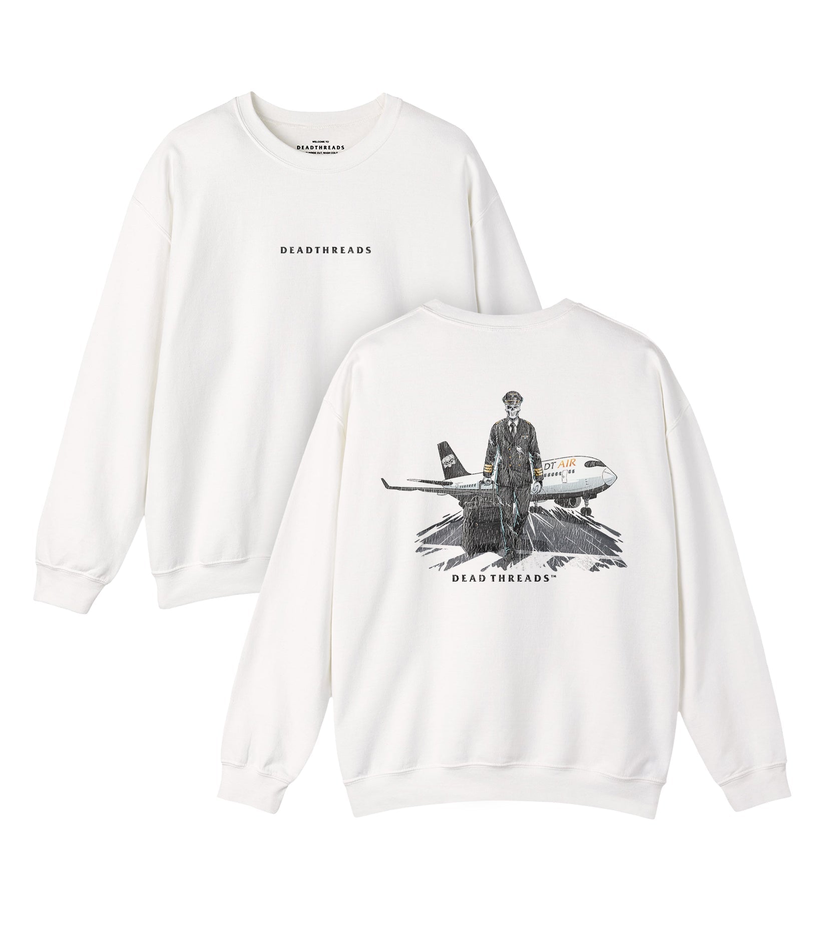 DEAD RECKONING (MALE) - “DT ESSENTIAL" CREWNECK SWEATSHIRT – Sweatshirt – Dead Threads Apparel