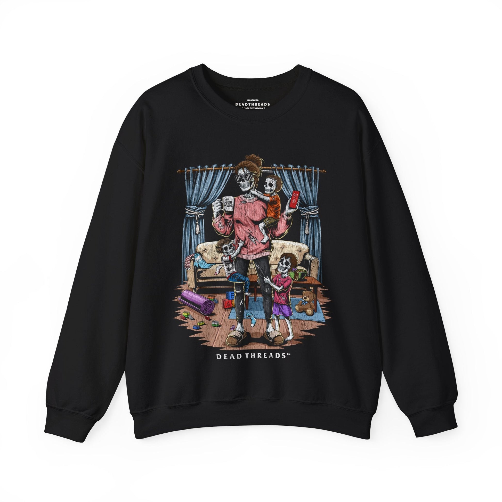 DEAD TIRED CREWNECK SWEATSHIRT – Sweatshirt – Dead Threads Apparel
