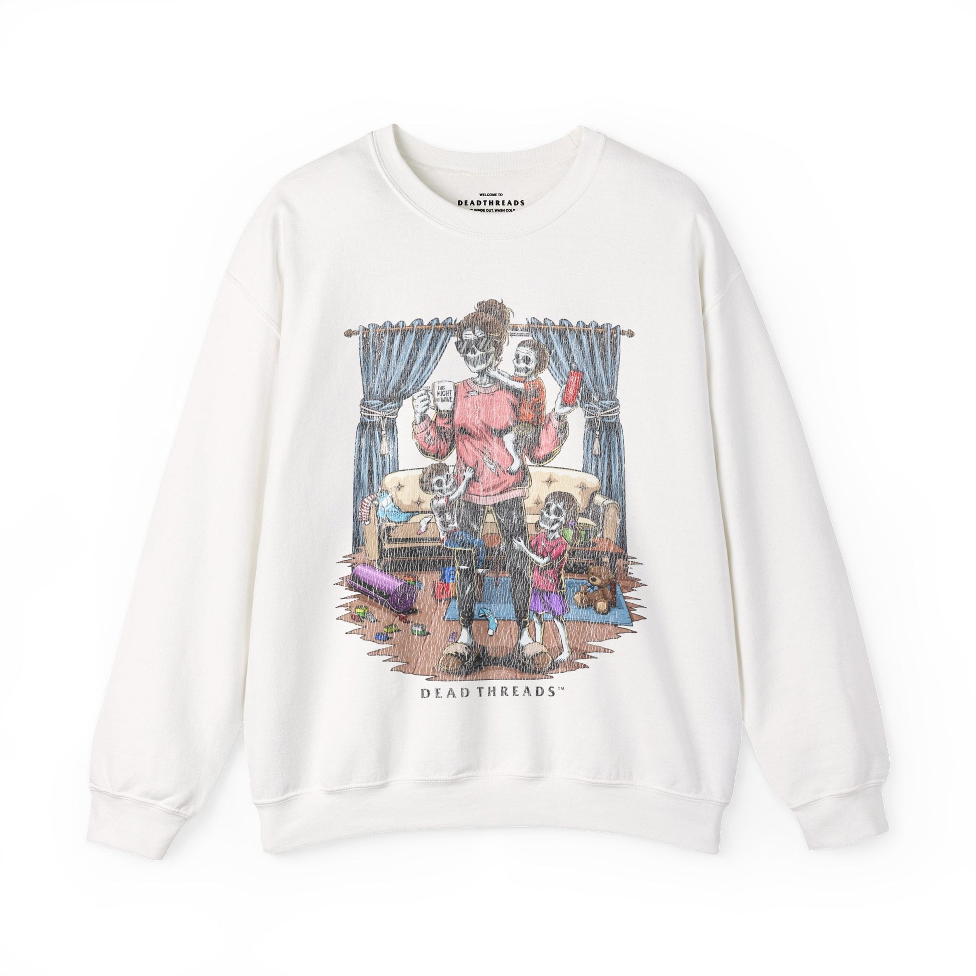 DEAD TIRED CREWNECK SWEATSHIRT – Sweatshirt – Dead Threads Apparel