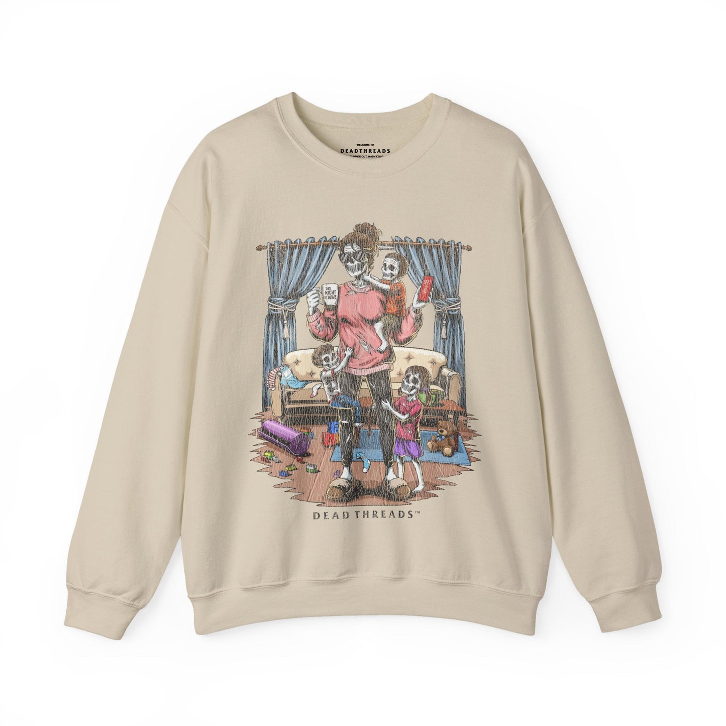 DEAD TIRED CREWNECK SWEATSHIRT – Sweatshirt – Dead Threads Apparel