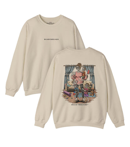 DEAD TIRED - “DT ESSENTIAL" CREWNECK SWEATSHIRT – Sweatshirt – Dead Threads Apparel
