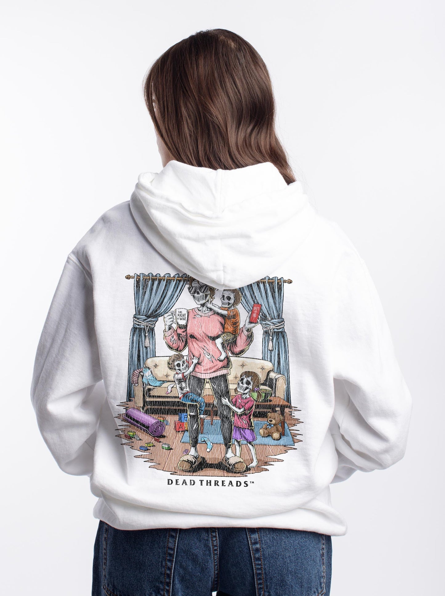DEAD TIRED - “DT ESSENTIAL" HOODIE – Hoodie – Dead Threads Apparel