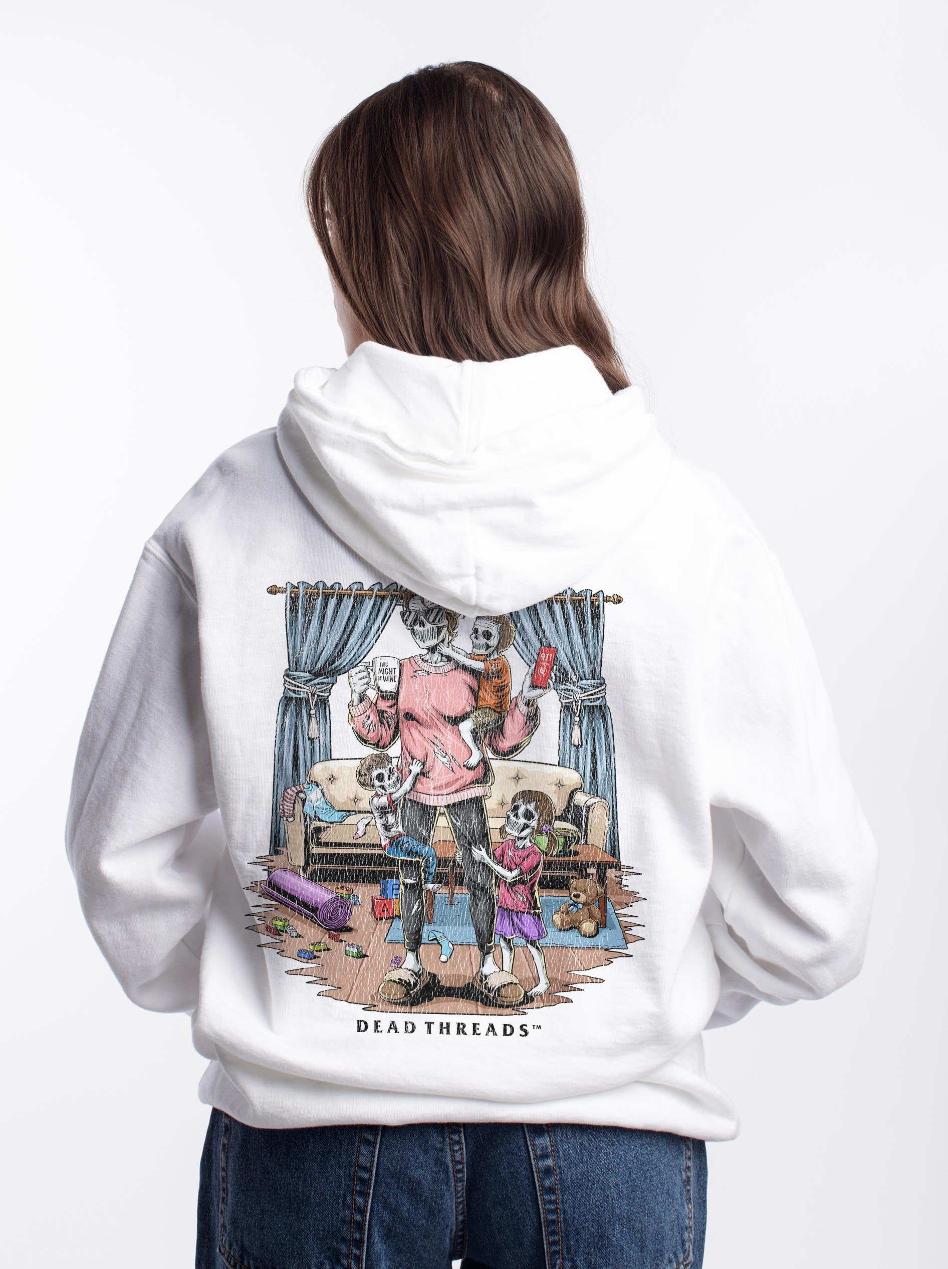 DEAD TIRED - “DT ESSENTIAL" HOODIE – Hoodie – Dead Threads Apparel