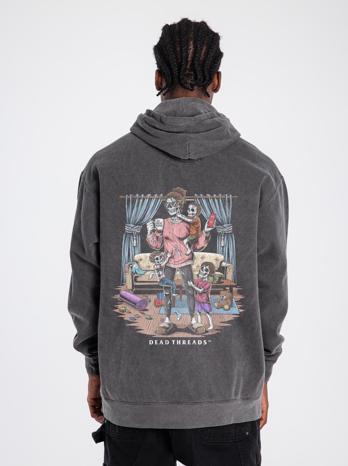 DEAD TIRED - “DT ESSENTIAL" HOODIE – Hoodie – Dead Threads Apparel