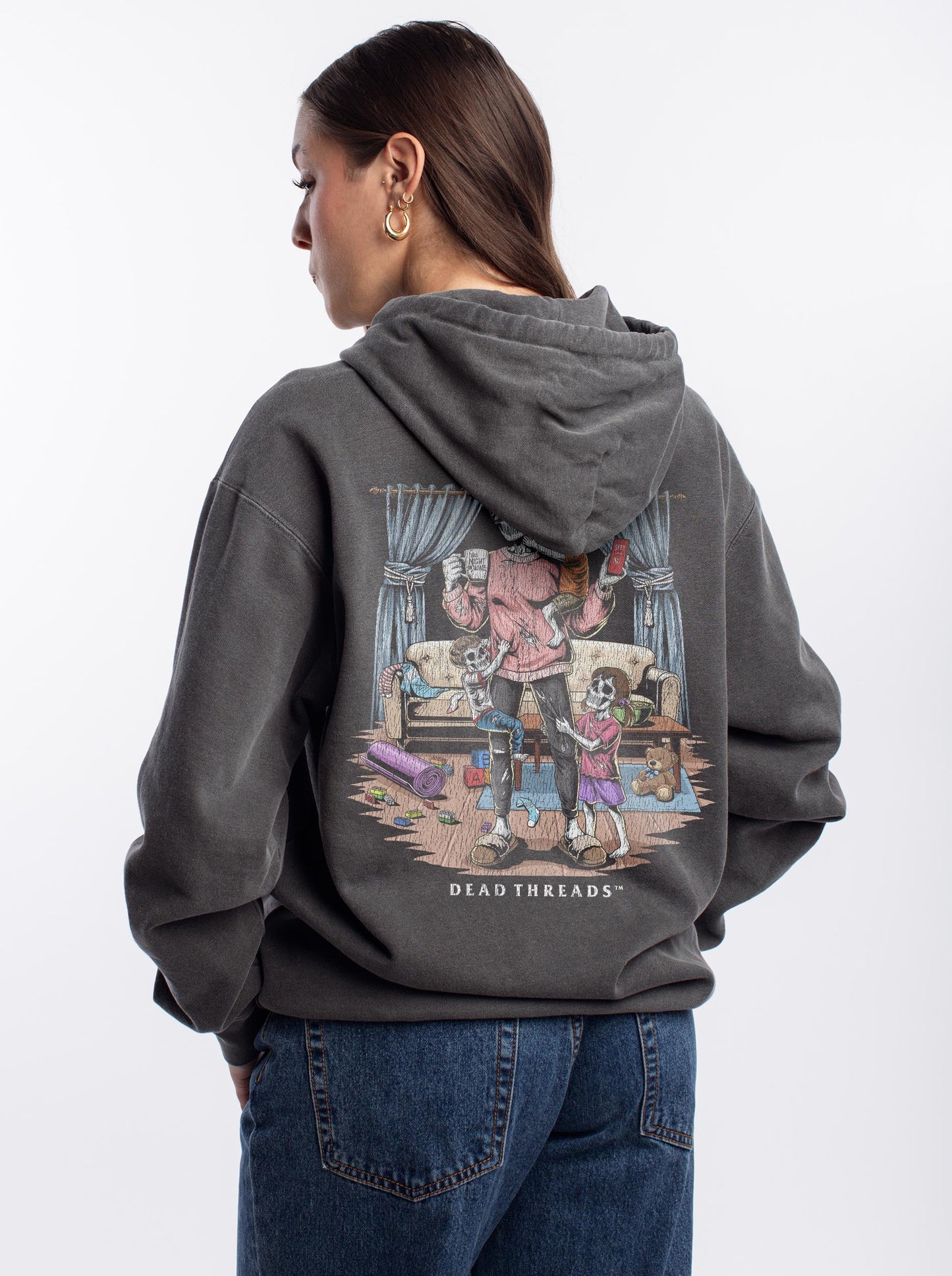 DEAD TIRED - “DT ESSENTIAL" HOODIE – Hoodie – Dead Threads Apparel