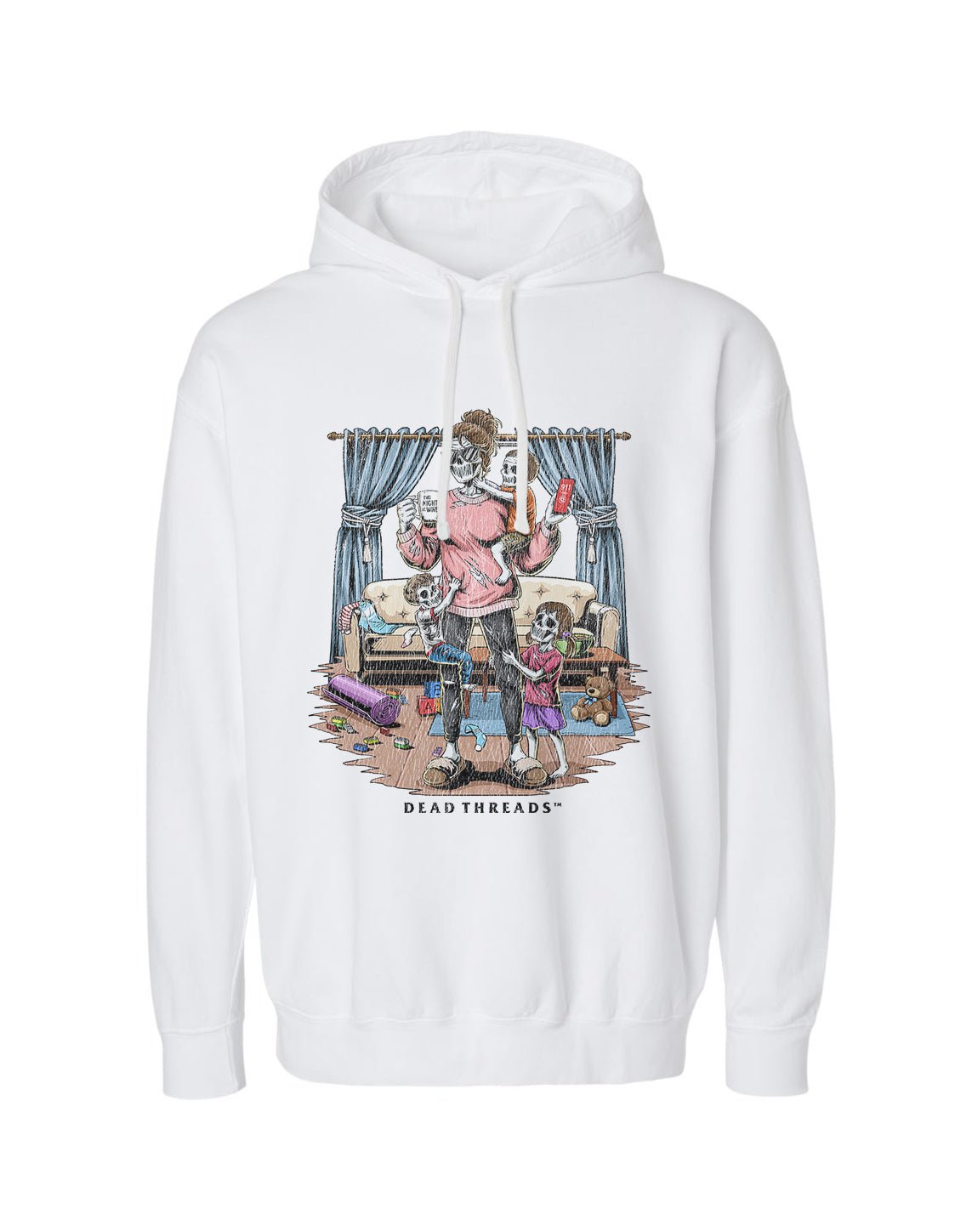 DEAD TIRED - LIGHTWEIGHT HOODIE – Hoodie – Dead Threads Apparel