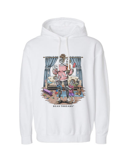 DEAD TIRED - LIGHTWEIGHT HOODIE – Hoodie – Dead Threads Apparel