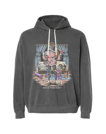 DEAD TIRED - LIGHTWEIGHT HOODIE – Hoodie – Dead Threads Apparel