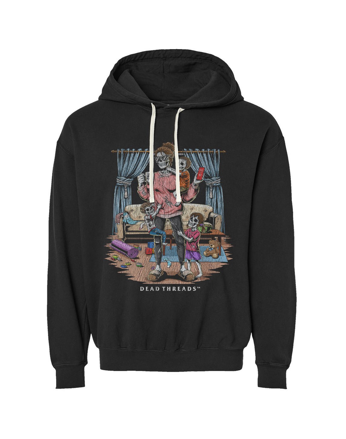 DEAD TIRED - LIGHTWEIGHT HOODIE – Hoodie – Dead Threads Apparel