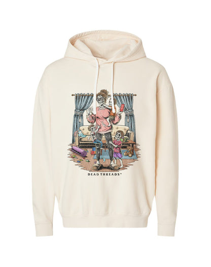 DEAD TIRED - LIGHTWEIGHT HOODIE – Hoodie – Dead Threads Apparel
