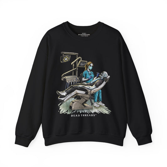 DEADLY DENTAL (FEMALE) CREWNECK SWEATSHIRT – Sweatshirt – Dead Threads Apparel