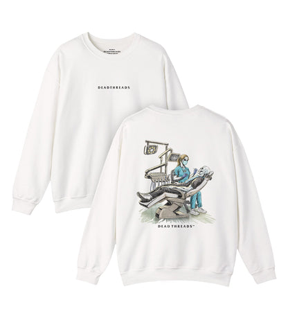 DEADLY DENTAL (FEMALE) - “DT ESSENTIAL" CREWNECK SWEATSHIRT – Sweatshirt – Dead Threads Apparel